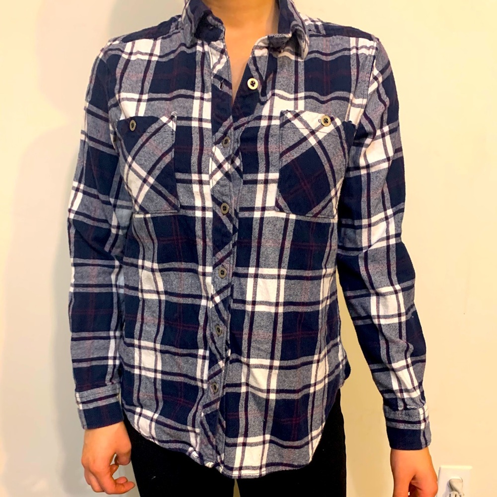 Plaid button up